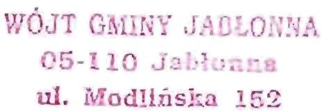 WÓJT G!\'llNY J. O:'OITN.t\ r:5- _10.J:::.:'}- '.-- ul. ModIiń ska!