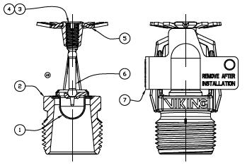 A) i typu VK 377 (rys. B) A B Rys. 2 Konstrukcja tryskacza typu VK5311 (rys. A) i typu VK377 (rys.