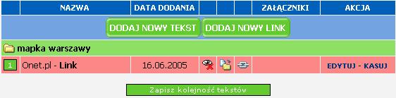 Kiedy nasz link będzie gotowy, klikamy Dodaj.
