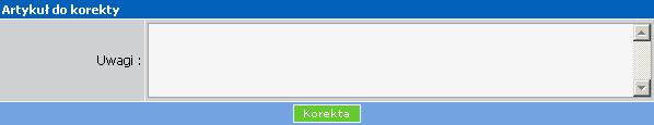 Następnie moderator może tekst opublikować wybierając polecenie Upublicznij wtedy tekst zostanie usunięty z listy moderatora i opublikowany w odpowiednim dziale zgodnie z datą publikacji.