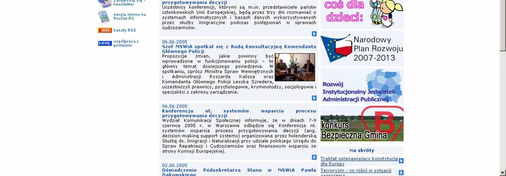 Szerokość miniaturek Szerokość podajemy w pikselach i