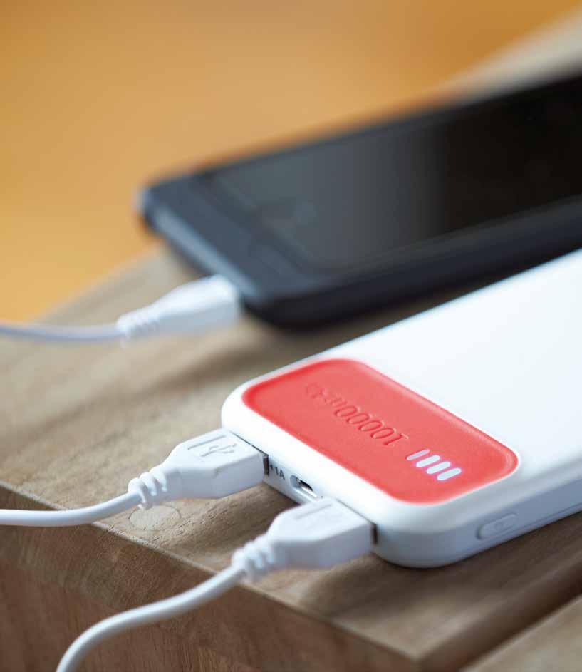 15,5 x 7 x 2,4 cm Tampodruk: t 80 x 50 mm K1+H4 (4) 58-8105018 szary Powerbank CONTACT to idealne źródło