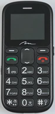 słuchawki 39,99 (49,19 BRUTTO) Telefon komórkowy dla seniora MM471
