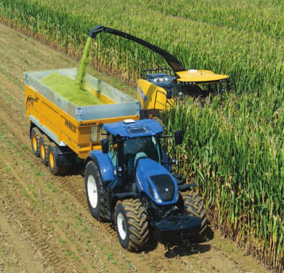 02 Gama T7 Heavy Duty Dwa modele, które doskonale się sprawdzą w Twoim gospodarstwie Czasem siła wynika z gabarytów, ale w przypadku gamy T7 Heavy Duty, marka New Holland wychwyciła to, co