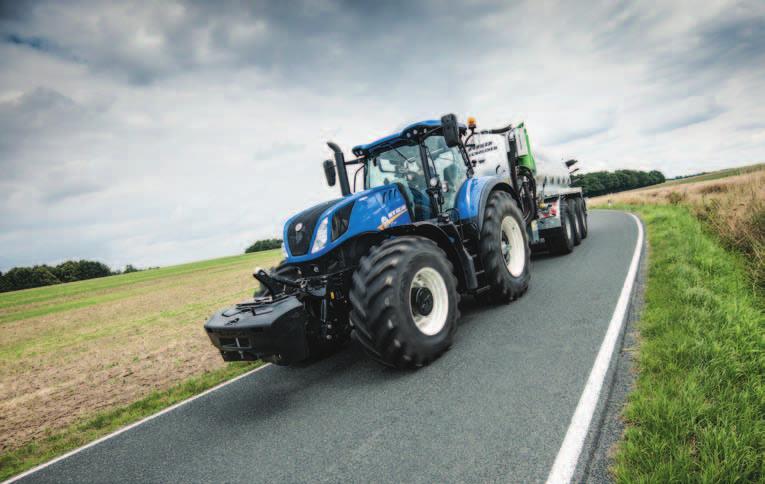 24 HAMOWANIE I UKŁAD NAPĘDOWY Super bezpieczny, super stabilny transport. Dla dzisiejszych, nowoczesnych rolników szybki transport stanowi fundamentalną część życia.