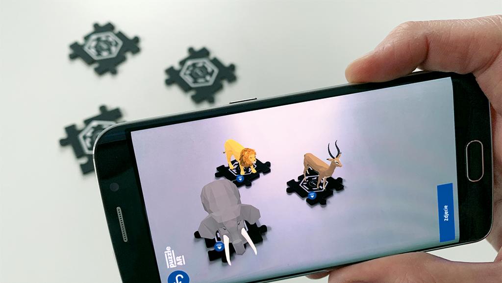 PRACA BEZ OZOBOTA Gdy nie mamy zestawu Drewnianych puzzli do Ozobota możemy wykorzystywać Puzzle AR niezależnie. W trybie pracy FREE PLAY to Ty decydujesz jaki obiekt znajdzie się na danym puzzlu.