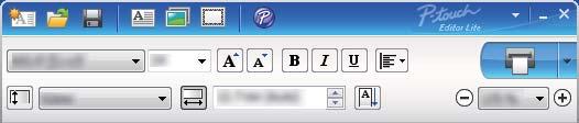 8 Jak korzystać z aplikacji P-touch Editor Lite (tylko system Windows) 8 Za pomocą aplikacji P-touch Editor Lite można szybko tworzyć proste układy etykiet, bez konieczności instalowania sterowników
