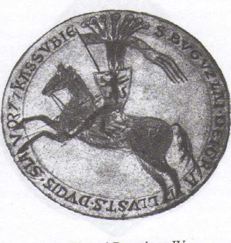 Inny przedstawiciel Gryfitów, Barnim III (ur. ok. 1300 zm. 1368), określał siebie księciem Kaszubów (dux Cassuborum). Gryfici aż do wymarcia (XVII w.