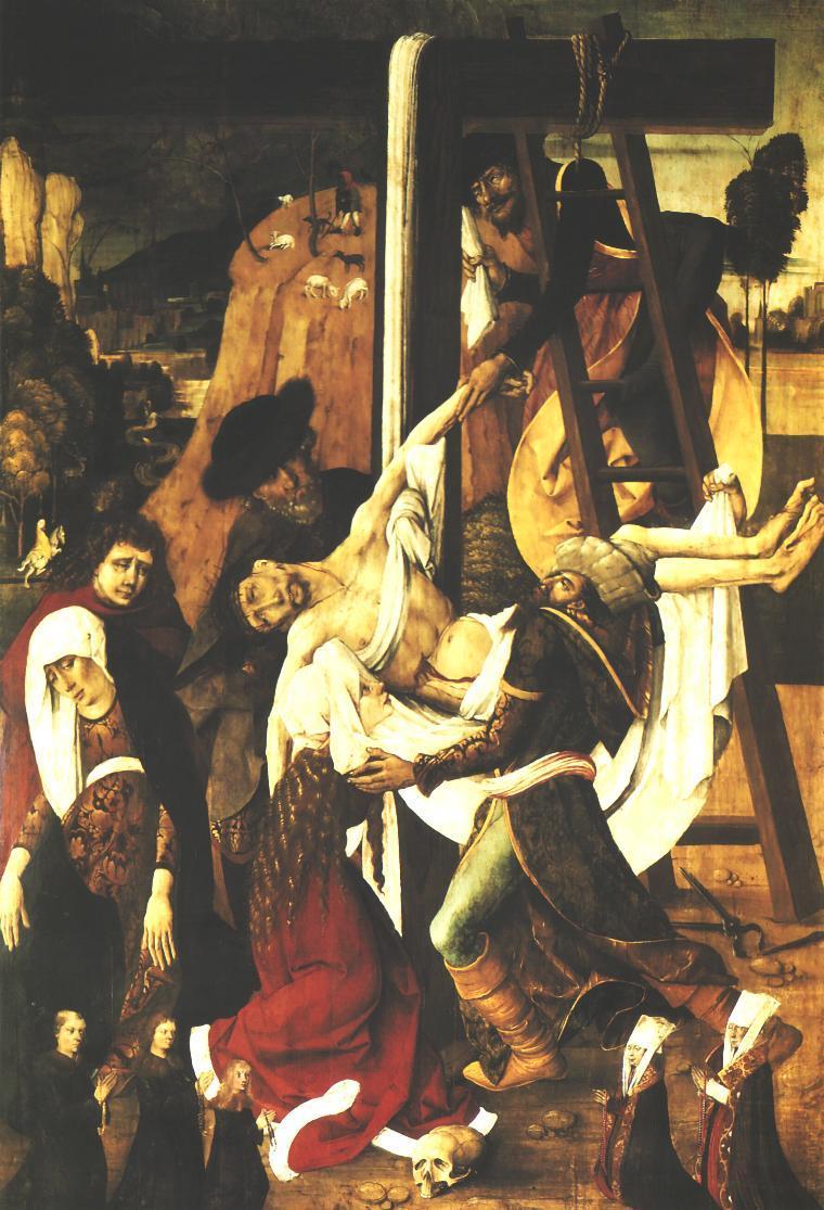 Zdjęcie z krzyża (obraz znajduje się obecnie w Muzeum Diecezjalnym w Pelplinie) (Źródło: http://upload.wikimedia.org/wikipedia/commons/4/4f/pelplin_zdjecie_z_krzyza_z_torunia.jpg) Na tzw.