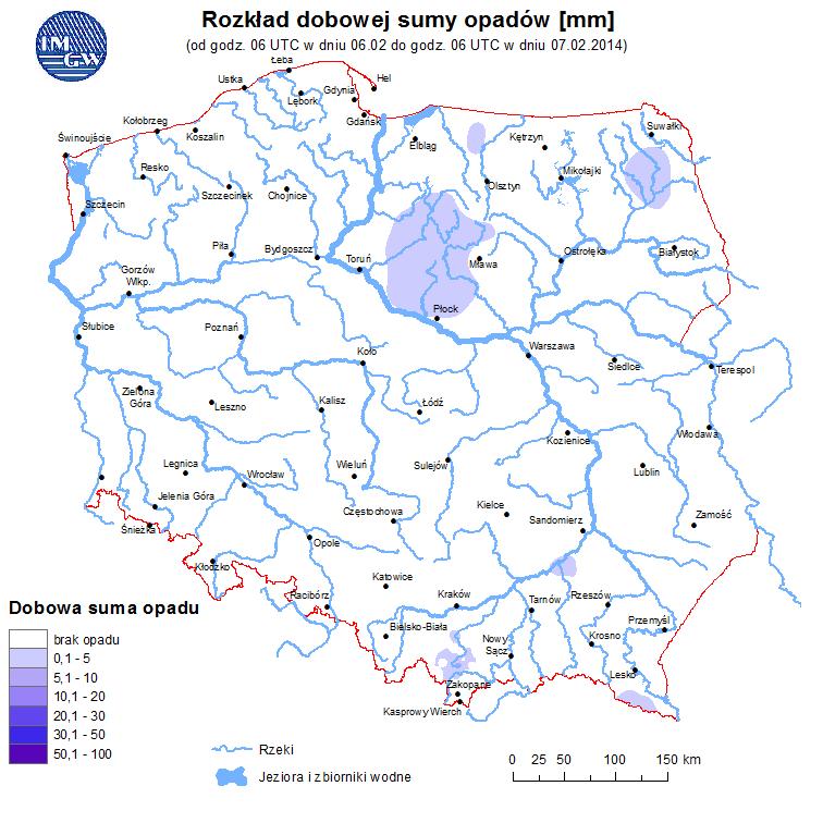 Prognoza pogody dla Polski na dzień 08.02.