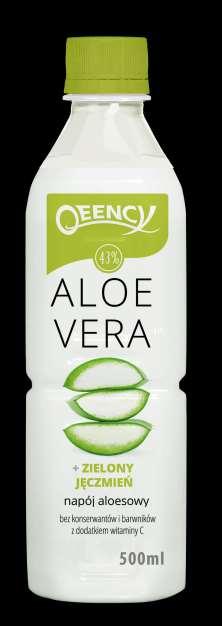 + ANANAS Napój aloesowy, niegazowany, o wysokiej zawartości aloesu (43%) z dodatkiem soku z ananasa.