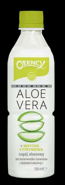 + LICZI Napój aloesowy, niegazowany, o wysokiej zawartości aloesu (43%) z dodatkiem soku z liczi.