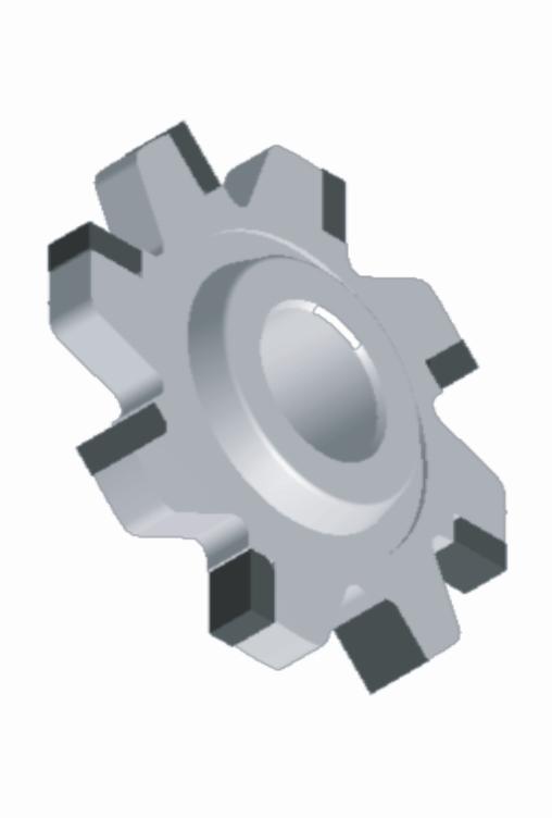 Frezy skrawaj¹ce MW 8P 92.7-9/25.5 MW 8P 92.