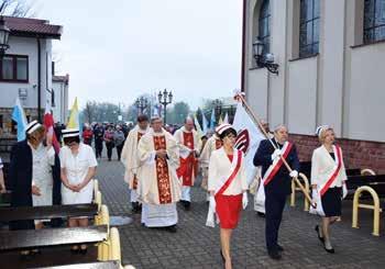 Obchody Międzynarodowego Dnia Pielęgniarki i Położnej Pielgrzymka Pielęgniarek, Pielęgniarzy, Położnych do Sanktuarium Matki Bożej Ostrobramskiej w Skarżysku-Kamiennej 29 kwietnia 2019 r.