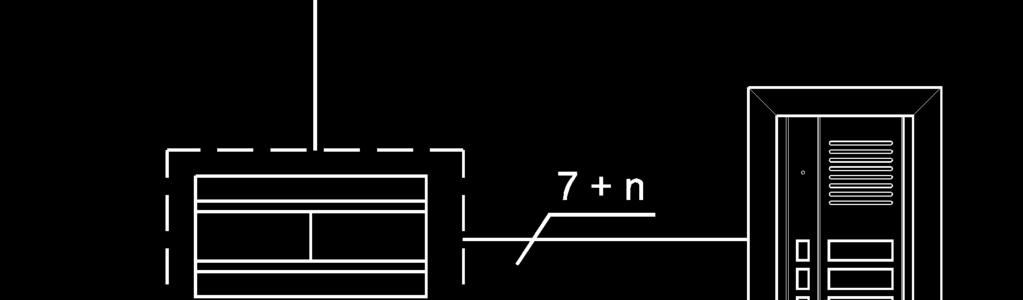 unifony w ilości odpowiadającej liczbie przycisków wywołania. Zasilacz 18L1 należy do najnowszej generacji zasilaczy produkcji MIWI-URMET.