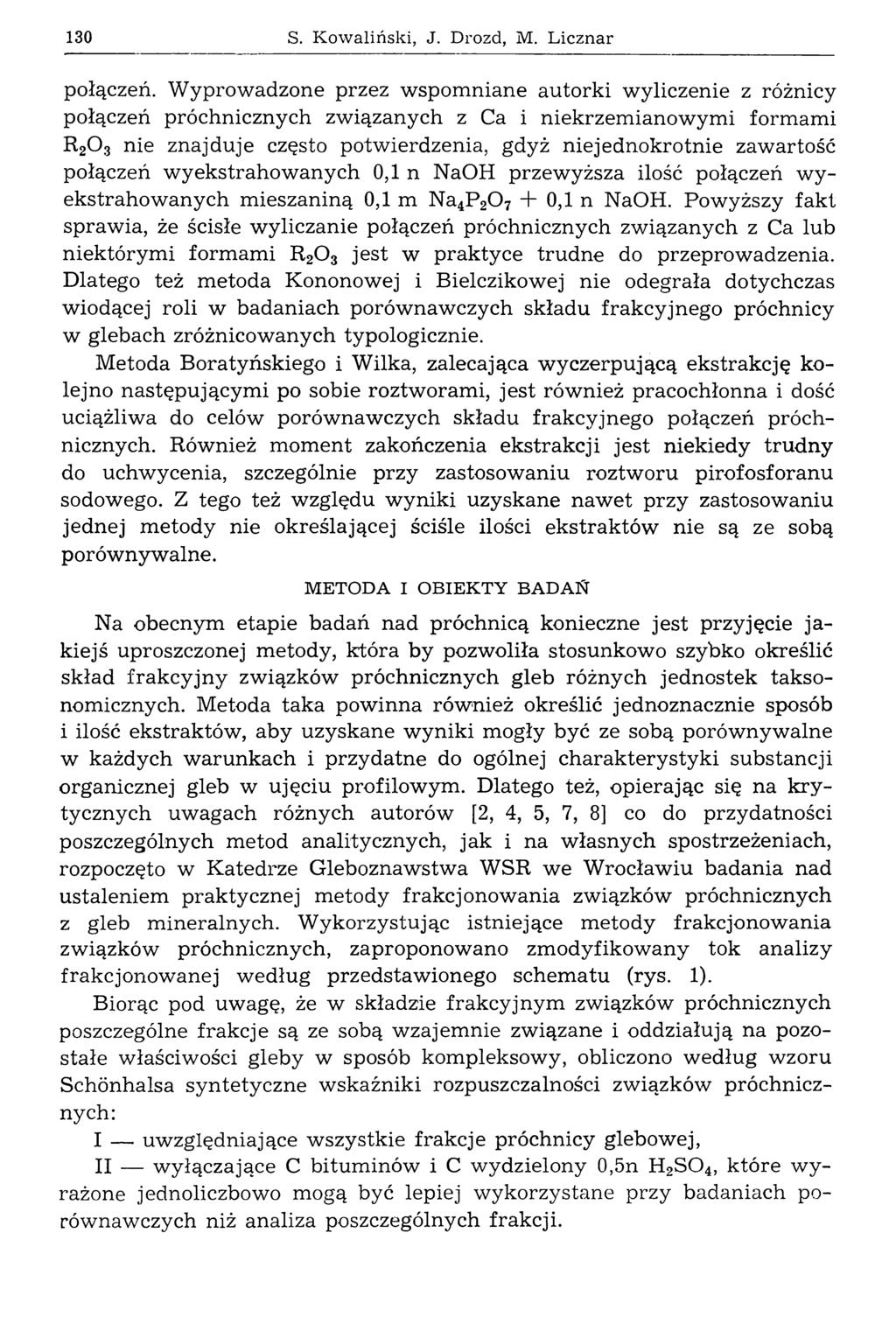 130 S. Kowaliński, J. Drozd, M. Licznar połączeń.