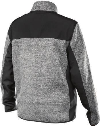 ALEXIS Sweatshirt black KOD: P70008 S M L XL 2XL 3XL 4XL Wygodna bluza na suwak z dzianiny