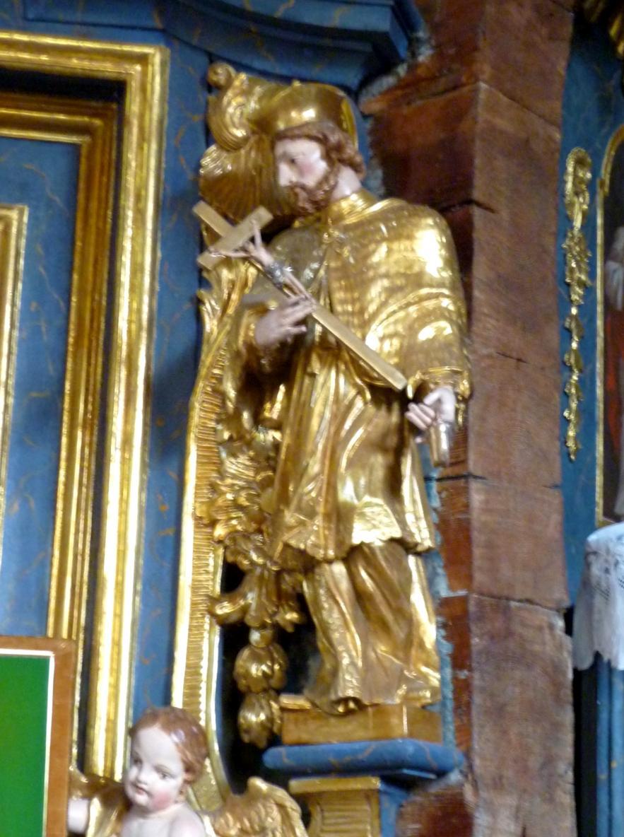 Jana Nepomucena w lewym ołtarzu