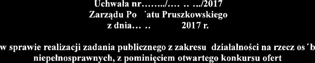 z zakresu działalnościna rzecz osób