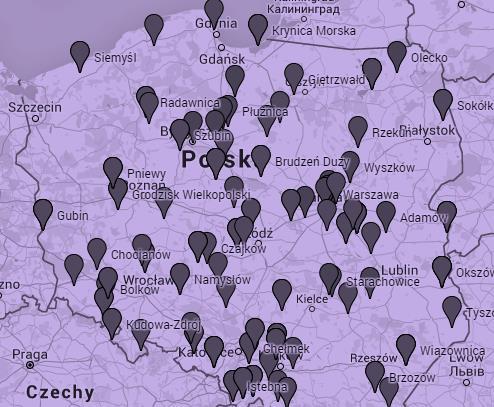 Wspieraliśmy ponad 44 społeczności lokalne w Polsce Gminy, w których wspieraliśmy powołanie i działanie Młodzieżowych Rad.