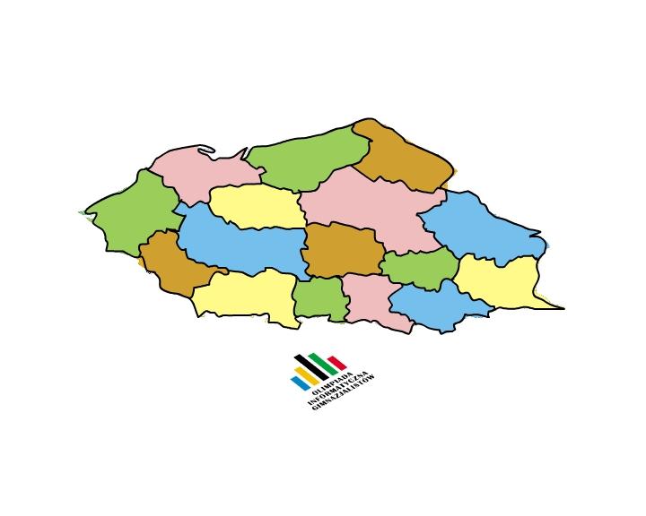 Obszary Bªa»ej powbijaª gwo¹dzie w pªask desk, ponumerowaª je, a nast pnie naci gn ª kilka sznurków, ka»dy mi dzy dwoma gwo¹dziami.