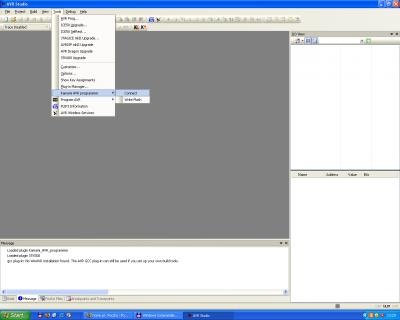 AVR Studio 4 If you selected KamPROG for Atmel AVR Studio plug-in option during installation, then you can use KamPROG in Atmel AVR Studio 4.