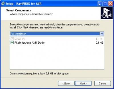 Installation KamPROG for AVR does not require drivers, you only need to download and install KamPROG software (http://www.kamami.com/?content=kamprogavr).