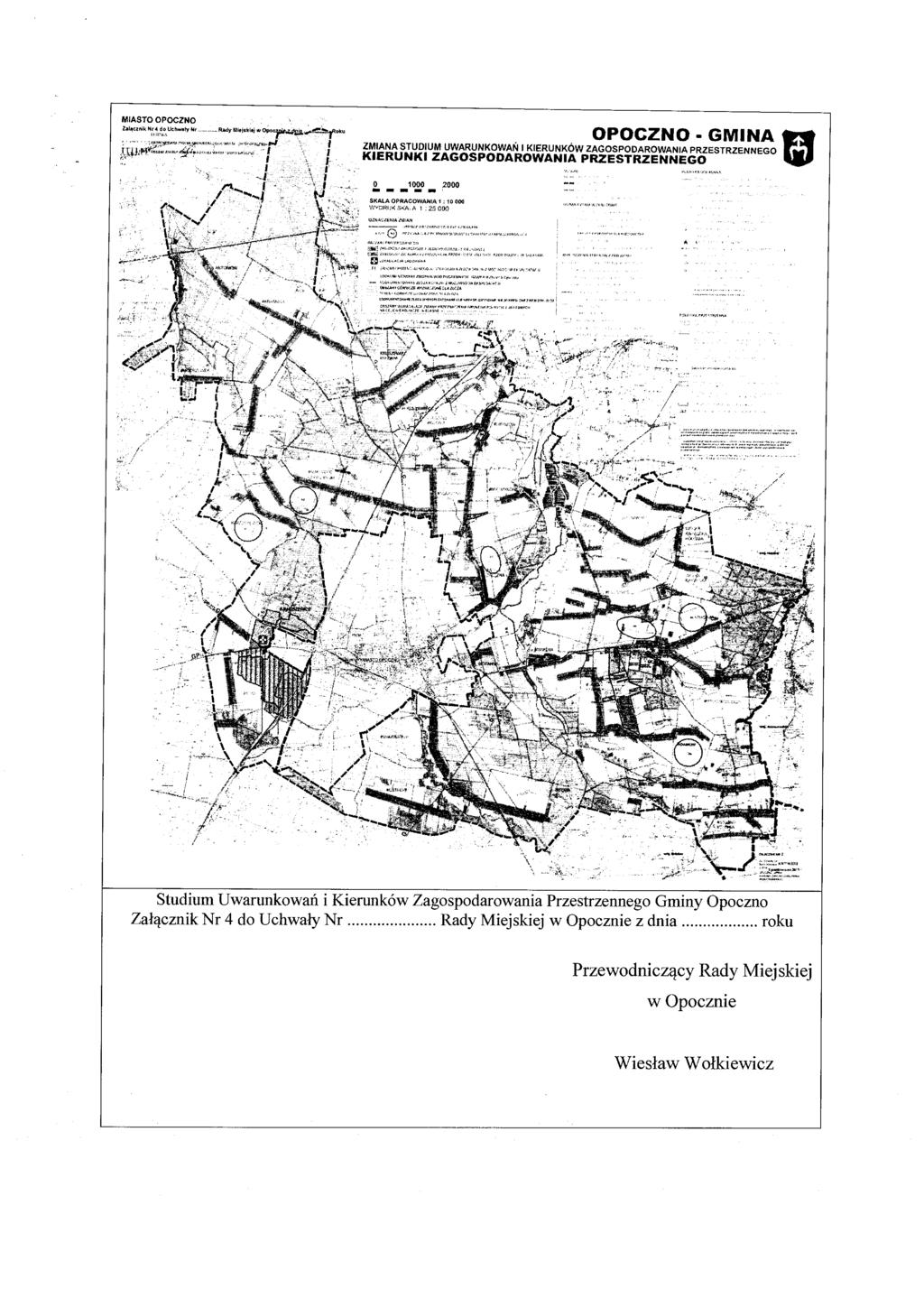 MIASTO OPOCZNO OPOCZNO GMINA fi ZMIANA STUDIUM UWARUNKOWAŃ I KIERUNKÓW ZAGOSPODAROWANIA PRZESTRZENNEGO KIERUNKI ZAGOSPODAROWANIA PRZESTRZENNEGO i2. 10!