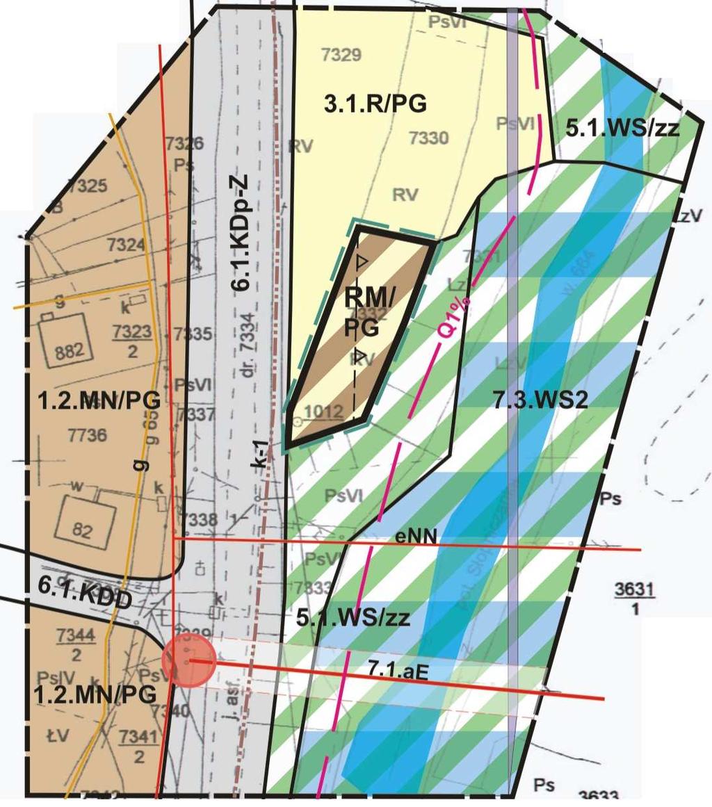 Województwa Ma³opolskiego Nr 778 21589 Granica obszaru górniczego "S³opnice 1" (Dec.MŒ Nr DGe/MS/487-267/00 z dnia 13 stycznia 2000 r.