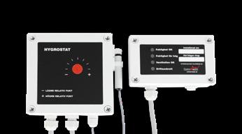 Osuszacz jest sterowany i monitorowany za pomocą naszego systemu HomeVision, który składa się z higrostatu umieszczanego w pustce podpodłogowej oraz bezprzewodowego cyfrowego panelu sterowania