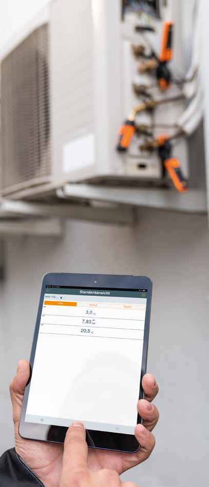 SmartSondy pomiar temperatury, wilgotności oraz prędkości przepływu powietrza i ciśnienia testo Smart Probes App: Jedna aplikacja. 8 przyrządów pomiarowych. Wiele zalet.
