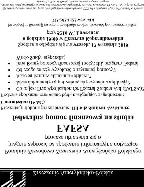 Spotkanie odbędzie się: 22 Września 12:00-16:00 w Jezuickim Ośrodku Milenijnym 5835 W.Irving Park Rd. Chicago, IL 60634 Więcej informacji i zapisy na naszej stronie! http://www.naszawspolnota.