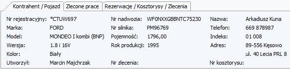 Dostępna jest również informacja, który z pracowników utworzył dany termin.