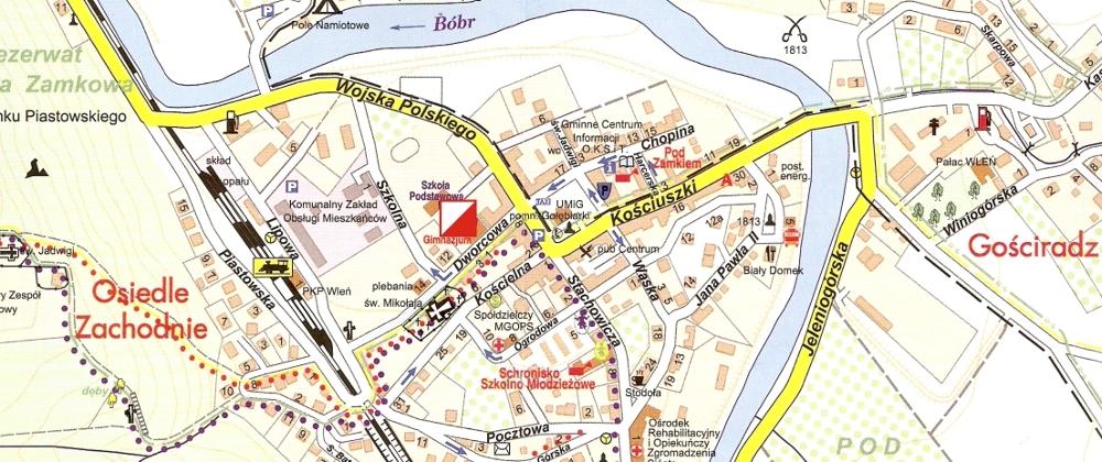 MAPY I TEREN Teren o zmiennej przebieżności, górzysty. mapy niekoniecznie aktualne, nietypowe. BAZA IMPREZY Baza imprezy to Hala Sportowa Zespołu Szkół im. Św. Jadwigi Śląskiej we Wleniu ul.