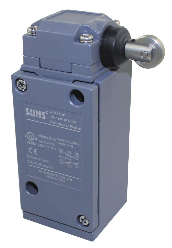 Internatinal, LLC HNS Series Heavy Duty Limit Switches Order Cde HNS-1A-11: 1NO/1NC Order Cde HNS-1A-12: