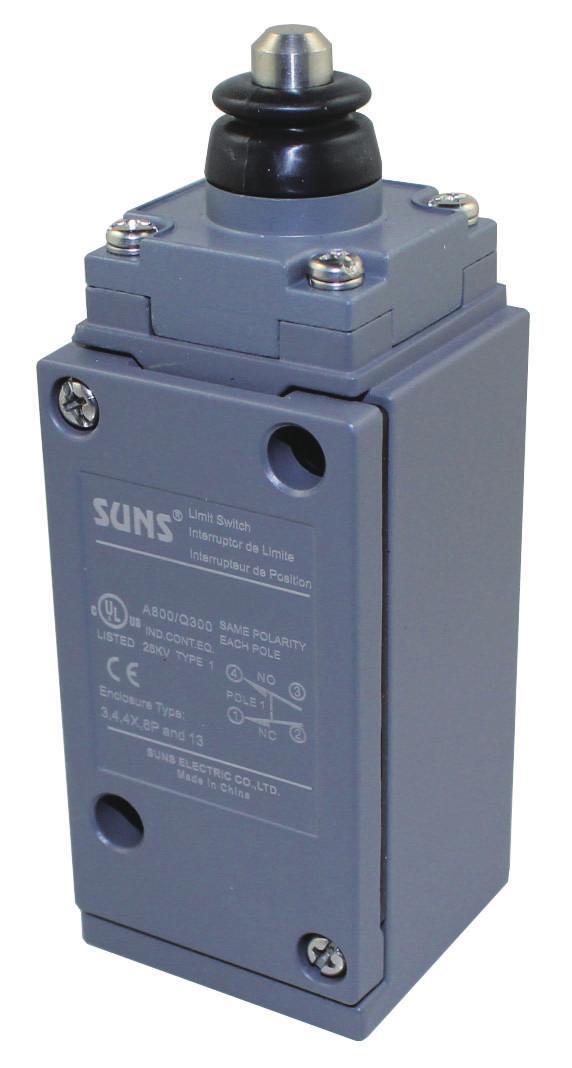 Cde HNS-1A-12H: 1NO/1NC Nte. (1) 2 x 10-24 UNC hle n the back fr back side munting.