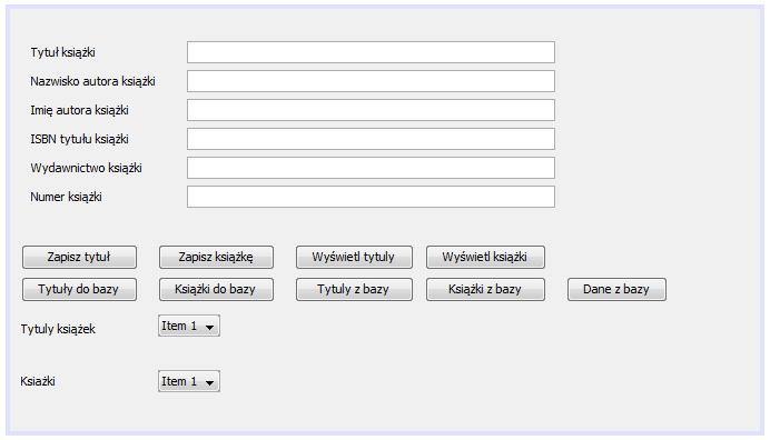 6. Projekt GUI warstwy klienta (program II z lab.