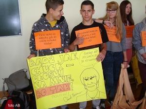 Ze swoim sztabem wyborczym opowiedział