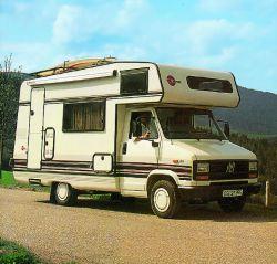 1982 Produkcja 15 000 przyczep i kamperów w mieście portowym w Kehl.