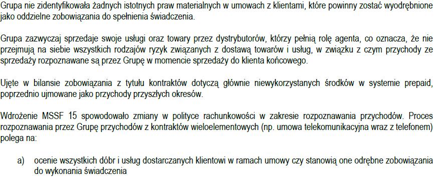 9 Cyfrowy Polsat, raport za