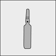 Aby otworzyć ampułkę, należy trzymać ją pionowo w obu dłoniach, kolorową kropką do siebie - patrz rysunek 2.
