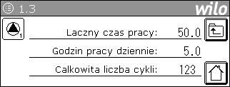 Nr menu/ wyświetlacz Opis Parametry ustawień/funkcje Ustawienie fabryczne Wywołanie przez: Widoczne dla: Zmiana ustawienia przez: 1.
