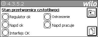 1 CCe (1) Parametry PC (strona 2 z 2) Ustawienie częstotliwości PC, z jaką regulowana pompa obciążenia
