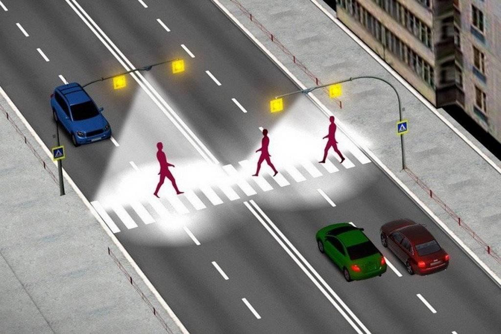 Oświetlenie przejść dla pieszych Do oświetlenia przejść dla pieszych zaprojektowane modyfikacje LED lamp serii DKU z asymetrycznym podziałem światła.