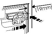 u W razie potrzeby skrócić listwę maskującą Fig. 16 (20) od dołu: Listwa maskująca Fig. 16 (20) musi się kończyć 3 mm Fig. 16 nad górną krawędzią dolnego kątownika mocującego Fig. 10 (17).