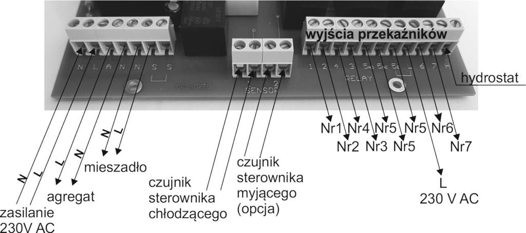 Rozłączenie przewodu następuje poprzez wyjęcie wtyczki złącza umieszczonego w dolnej płytce.