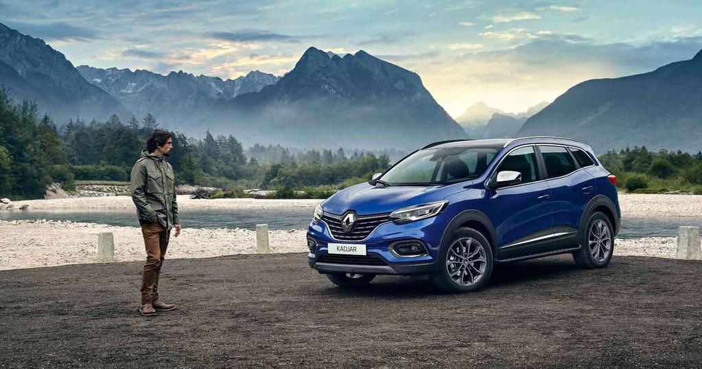 Bardziej atletyczny wygląd zewnętrzny Przygotuj Twoje Nowe Renault KADJAR do jazdy po krętych drogach, nierównym terenie lub do użytkowania na co dzień.