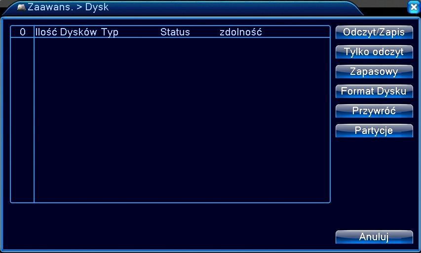 RYS 53: HDD 2.4.2 Konta użytkowników Uwaga: Nazwy grup i użytkowników mogą mieć od 1-6 znaków. Prawidłowe nazwy mogą zawierać litery, cyfry i niektóre symbole: podkreślenie, kropka.