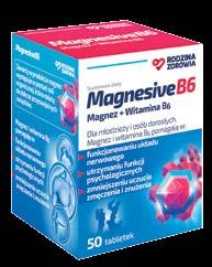 Rodzina Zdrowia MagnesiveB6 Rodzina Zdrowia Melissive Noc 2 tabletki 50 tabletek EAN: 5905279513006 Nr towaru: 111011 polecany dla osób dorosłych i młodzieży. Zawiera magnez w postaci mleczanu.