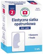 Skład: 100% bawełny, 17-nitkowa 1 sztuka Elastyczna siatka opatrunkowa dłoń, palec Rozmiar: 2 EAN: 5902666651693 Nr